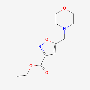 Ethyl 5-(morpholinomethyl)isoxazole-3-carboxylate