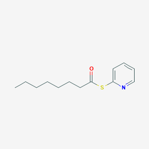 molecular formula C13H19NOS B3058427 s-Pyridin-2-yl octanethioate CAS No. 89397-99-9