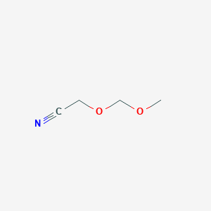 molecular formula C4H7NO2 B3058432 Acetonitrile, (methoxymethoxy)- CAS No. 89426-76-6