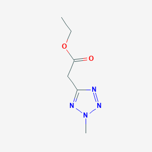 molecular formula C6H10N4O2 B3058441 Ethyl 2-(2-Methyl-2H-tetrazol-5-yl)acetate CAS No. 89488-96-0