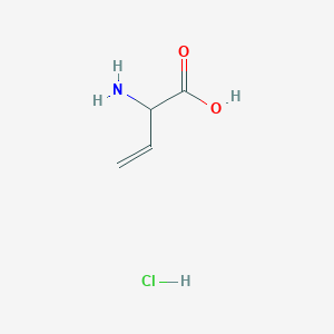 molecular formula C4H8ClNO2 B3058473 2-Aminobut-3-enoic acid hydrochloride CAS No. 89619-81-8