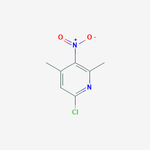 molecular formula C7H7ClN2O2 B3058497 6-Chloro-2,4-dimethyl-3-nitropyridine CAS No. 89793-08-8