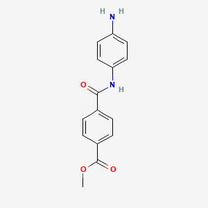 Benzoic acid, 4-[[(4-aminophenyl)amino]carbonyl]-, methyl ester