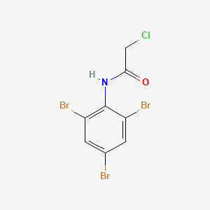 molecular formula C8H5Br3ClNO B3058522 2-chloro-N-(2,4,6-tribromophenyl)acetamide CAS No. 89892-46-6