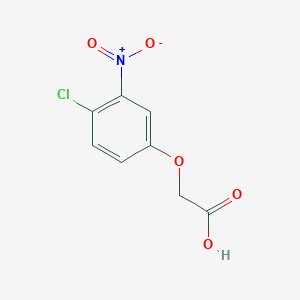 molecular formula C8H6ClNO5 B3058523 (4-Chloro-3-nitrophenoxy)acetic acid CAS No. 89894-13-3