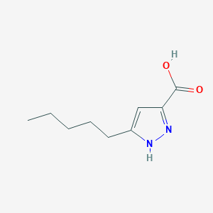 5-pentyl-1H-pyrazole-3-carboxylic acid