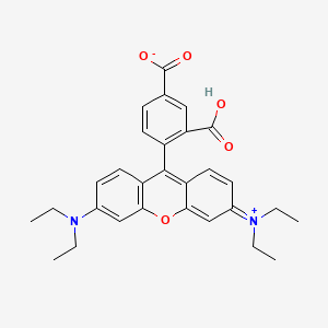 Xanthylium, 9-(2,4-dicarboxyphenyl)-3,6-bis(diethylamino)-, inner salt