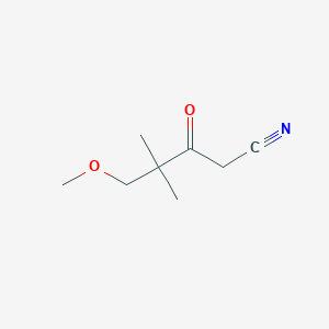 5-Methoxy-4,4-dimethyl-3-oxopentanenitrile
