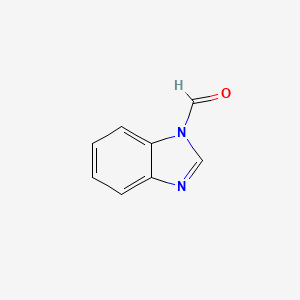 molecular formula C8H6N2O B3058568 Benzoimidazole-1-carbaldehyde CAS No. 90196-39-7