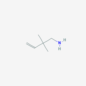 molecular formula C6H13N B3058574 2,2-Dimethylbut-3-en-1-amine CAS No. 90245-89-9
