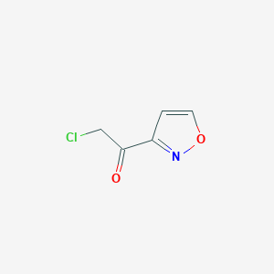 molecular formula C5H4ClNO2 B3058575 2-氯-1-(1,2-恶唑-3-基)乙酮 CAS No. 90251-23-3