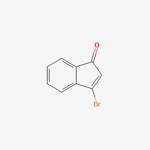 molecular formula C9H5BrO B3058578 3-溴-1H-茚-1-酮 CAS No. 90271-93-5