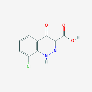 8-Chloro-4-oxo-1,4-dihydrocinnoline-3-carboxylic acid