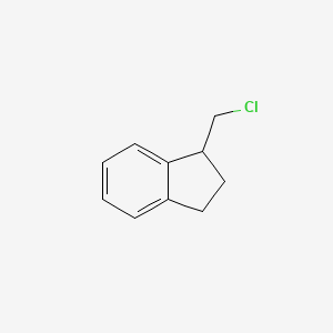 molecular formula C10H11Cl B3058588 1-(Chloromethyl)-2,3-dihydro-1H-indene CAS No. 90320-62-0
