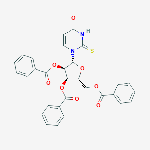 molecular formula C₃₀H₂₄N₂O₈S B030586 2',3',5'-Tri-O-benzoyl-2-thiouridine CAS No. 21052-18-6