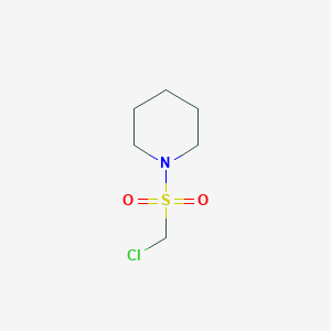 molecular formula C6H12ClNO2S B3058615 1-Chloromethanesulfonyl-piperidine CAS No. 90445-23-1