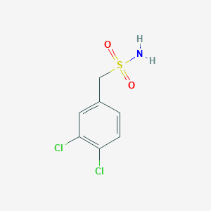 molecular formula C7H7Cl2NO2S B3058616 (3,4-二氯苯基)甲磺酰胺 CAS No. 904674-08-4