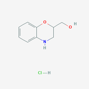 3,4-dihydro-2H-1,4-benzoxazin-2-ylmethanol hydrochloride
