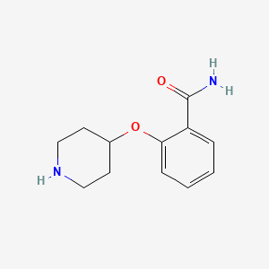 2-(Piperidin-4-yloxy)benzamide