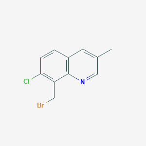 Quinoline, 8-(bromomethyl)-7-chloro-3-methyl-