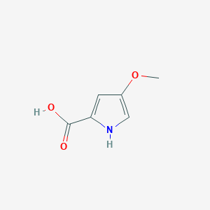 molecular formula C6H7NO3 B3058647 4-Methoxy-1h-pyrrole-2-carboxylic acid CAS No. 90724-66-6