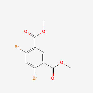 molecular formula C10H8Br2O4 B3058652 Dimethyl 4,6-dibromobenzene-1,3-dicarboxylate CAS No. 90766-77-1