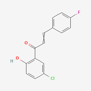 (E)-1-(5-chloro-2-hydroxyphenyl)-3-(4-fluorophenyl)prop-2-en-1-one