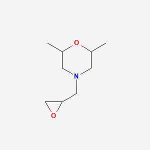 molecular formula C9H17NO2 B3058671 2,6-二甲基-4-(环氧-2-基甲基)吗啉 CAS No. 90950-33-7