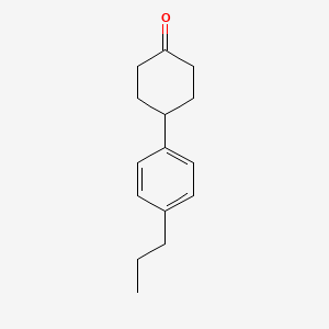 4-(4-Propylphenyl)cyclohexan-1-one