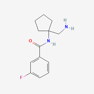 N-(1-Aminomethyl-cyclopentyl)-3-fluoro-benzamide