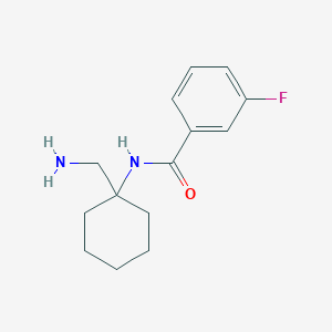 N-(1-Aminomethyl-cyclohexyl)-3-fluoro-benzamide