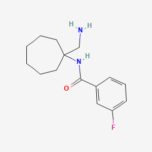 N-(1-Aminomethyl-cycloheptyl)-3-fluoro-benzamide