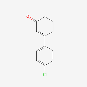 2-Cyclohexen-1-one, 3-(4-chlorophenyl)-