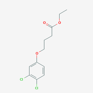 molecular formula C12H14Cl2O3 B3058738 Ethyl 4-(3,4-dichloro-phenoxy)butanoate CAS No. 91495-17-9