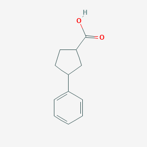 molecular formula C12H14O2 B3058739 3-苯基环戊烷甲酸 CAS No. 91495-75-9