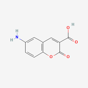 molecular formula C10H7NO4 B3058748 6-Amino-2-oxo-2H-chromene-3-carboxylic acid CAS No. 91587-88-1