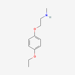 molecular formula C11H17NO2 B3058751 2-(4-Ethoxyphenoxy)-N-methylethanamine CAS No. 915920-99-9