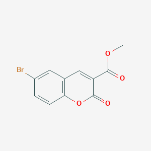 molecular formula C11H7BrO4 B3058763 methyl 6-bromo-2-oxo-2H-chromene-3-carboxylate CAS No. 91635-21-1