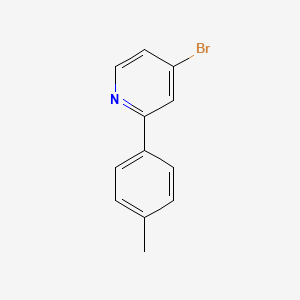 molecular formula C12H10BrN B3058771 4-Bromo-2-(4-methylphenyl)pyridine CAS No. 916824-56-1