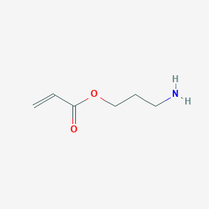 molecular formula C6H11NO2 B3058775 3-Aminopropyl prop-2-enoate CAS No. 91731-97-4