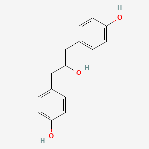 molecular formula C15H16O3 B3058783 4-[2-羟基-3-(4-羟基苯基)丙基]苯酚 CAS No. 91793-46-3
