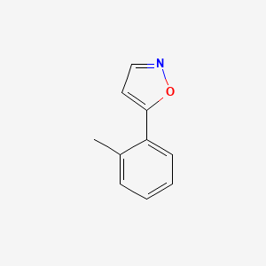 molecular formula C10H9NO B3058798 5-(2-Methylphenyl)-1,2-oxazole CAS No. 918884-77-2