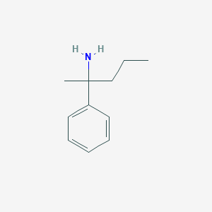 molecular formula C11H17N B3058799 2-Phenylpentan-2-amine CAS No. 91896-86-5