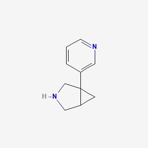 molecular formula C10H12N2 B3058801 1-(Pyridin-3-YL)-3-azabicyclo[3.1.0]hexane CAS No. 919106-12-0