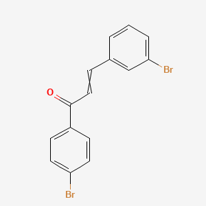 molecular formula C15H10Br2O B3058803 3-(3-溴苯基)-1-(4-溴苯基)丙-2-烯-1-酮 CAS No. 919121-16-7