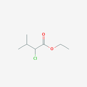 molecular formula C7H13ClO2 B3058804 Ethyl 2-chloro-3-methylbutanoate CAS No. 91913-99-4