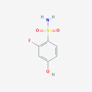 molecular formula C6H6FNO3S B3058810 2-氟-4-羟基苯磺酰胺 CAS No. 919360-45-5