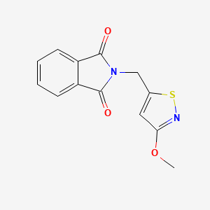 1H-Isoindole-1,3(2H)-dione, 2-[(3-methoxy-5-isothiazolyl)methyl]-