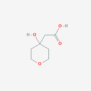 2H-Pyran-4-acetic acid, tetrahydro-4-hydroxy-