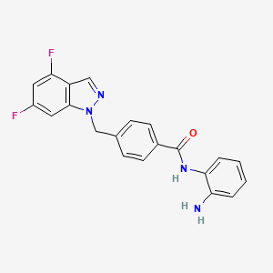 N-(2-Aminophenyl)-4-((4,6-difluoro-1H-indazol-1-yl)methyl)benzamide